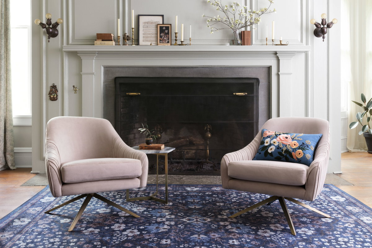 Rifle Paper Co. x Loloi Palais Rug, 7'6" length x 9'6" width View 4