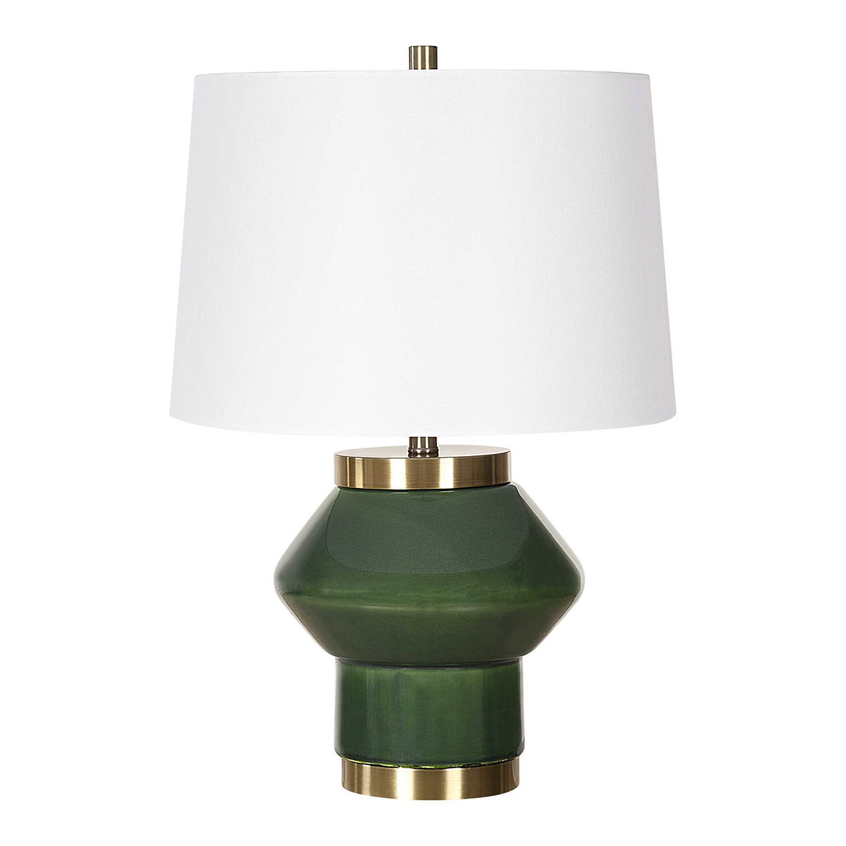 Tayson Jade Green Table Lamp, by Uttermost, 1'5" width x 2'8" height x 1'5" depth View 5