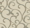 Beige Metallic Dazzling Coil Wallpaper, by York Wall, 27' length x 2'3" width x 0.02" depth thumbnail
