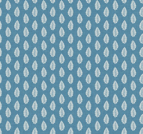 Leaf Pendant Blue Wallpaper
