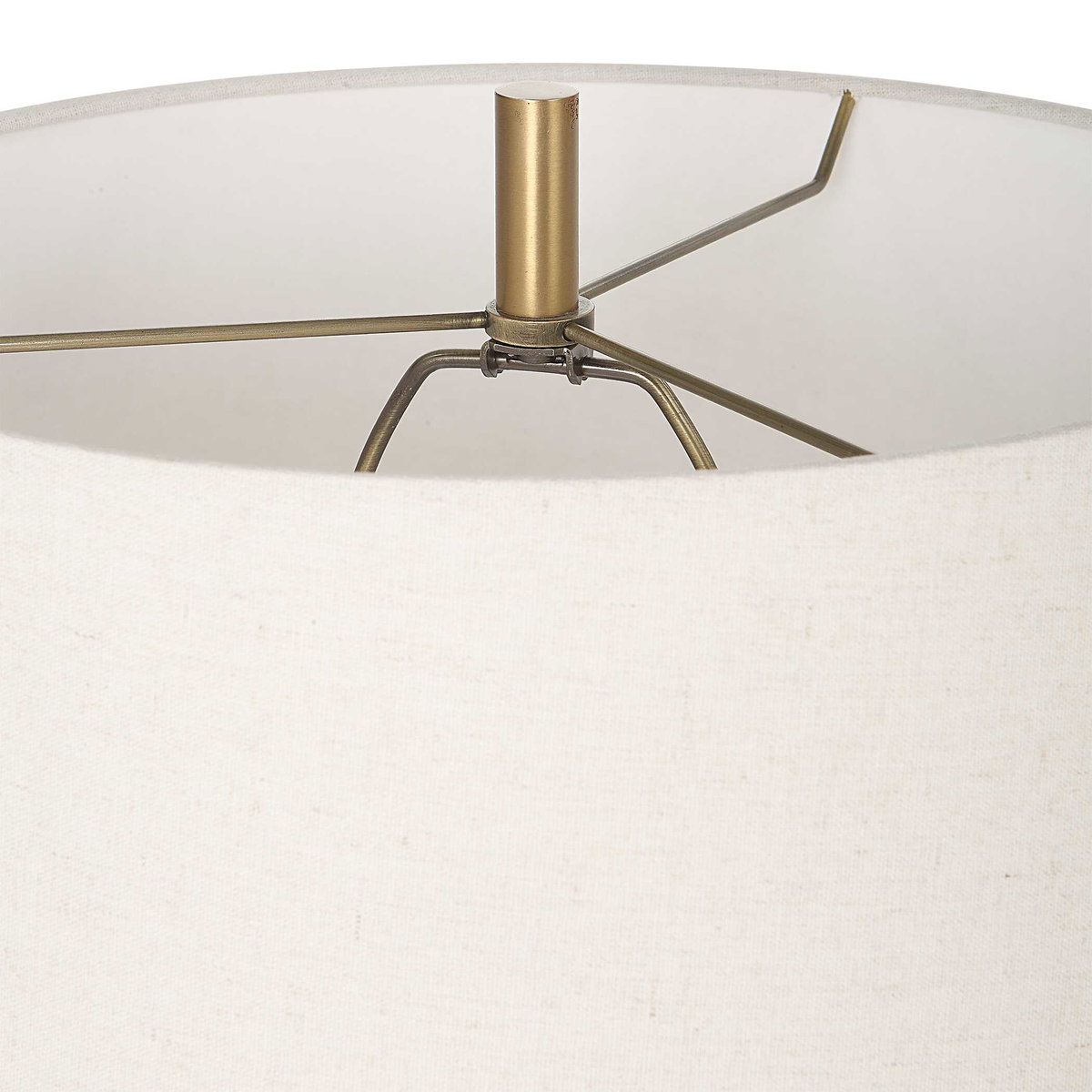 Marille Ivory Stone Table Lamp, by Uttermost, 1'4" width x 2'11.5" height x 1'4" depth View 8