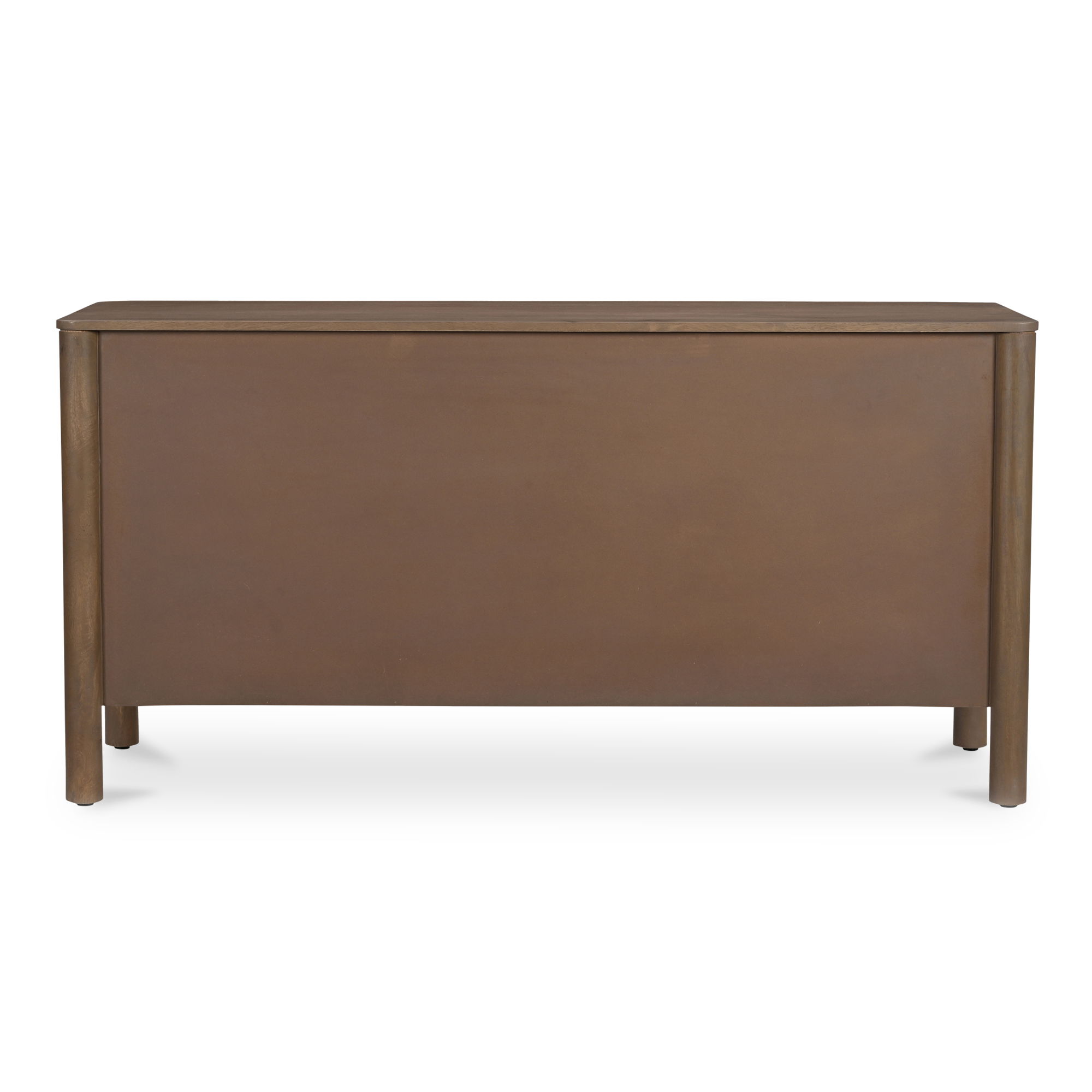 Wiley 3 Drawer Sideboard Vintage Brown, Cabinets & Sideboard by Moe's Home, 60" width x 30" height x 19" depth View 4