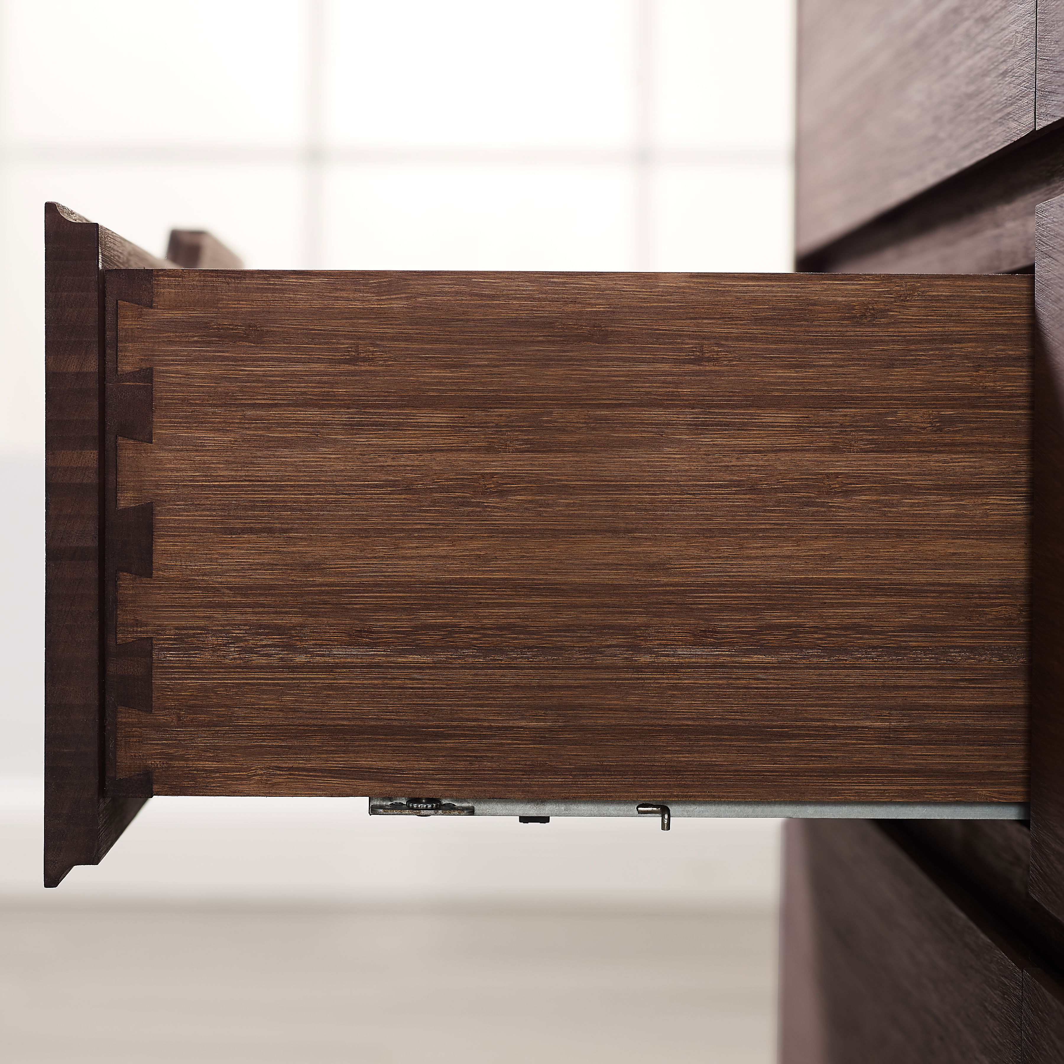 Currant Five Drawer High Chest, Oiled Walnut large image 