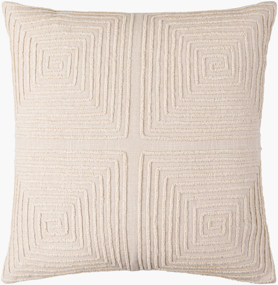 Embrey Accent Pillow, Decorative Pillow by Surya, 18" length x 18" width