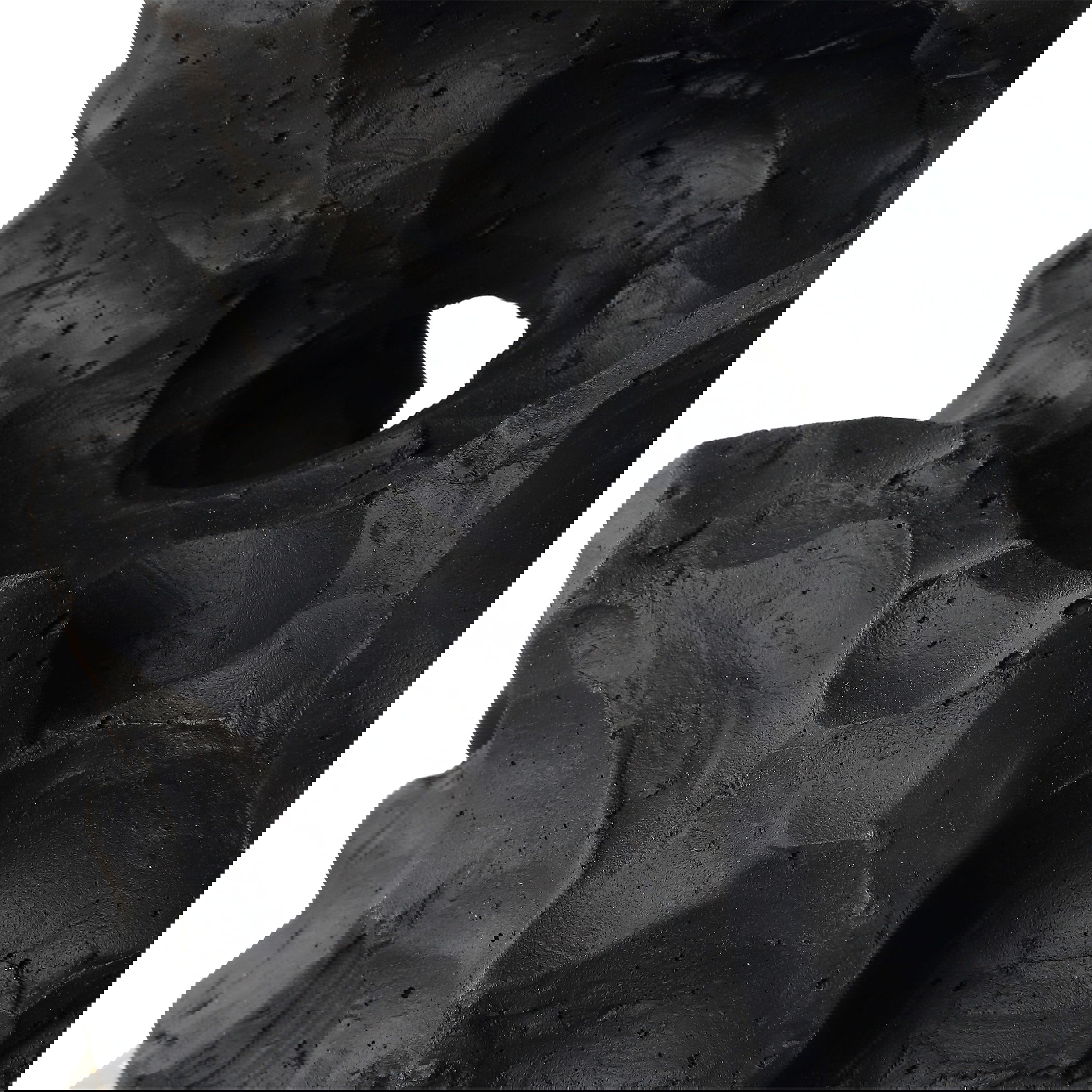 Basalt Black Stone Table Lamp, by Uttermost, 17" width x 27.25" height x 10" depth View 10