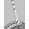 Bacall 1 - Light Sphere Globe Pendant, by Visual Comfort, 15.5" width x 16.75" height x 15.5" depth thumbnail 7