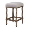 Pryce Wooden Counter Stool, Counter & Bar Stool by Uttermost, 15" width x 25.5" height x 15" depth thumbnail 4