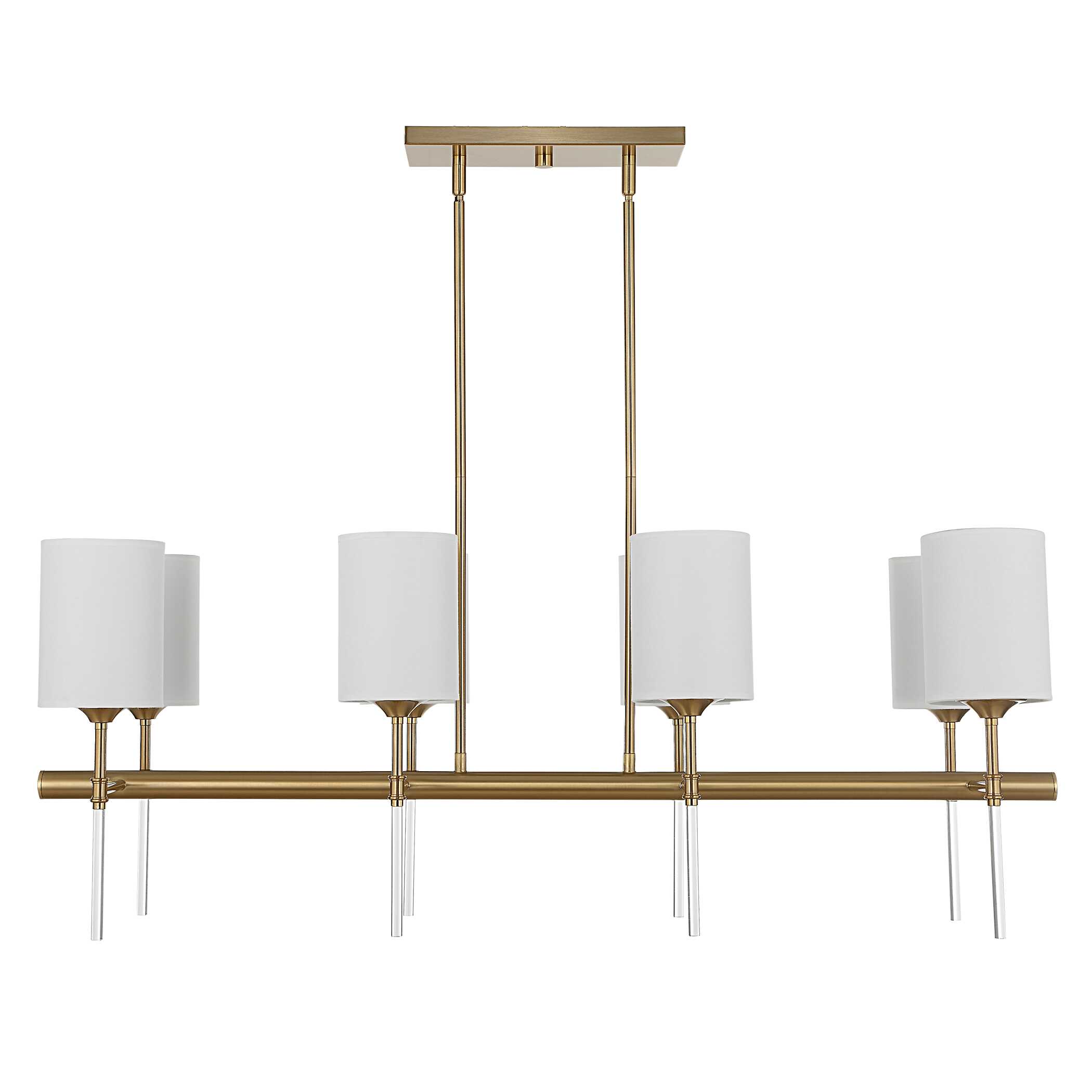 Awyr 8 Light Linear Chandelier Awyr 8 Light Linear Chandelier large image
