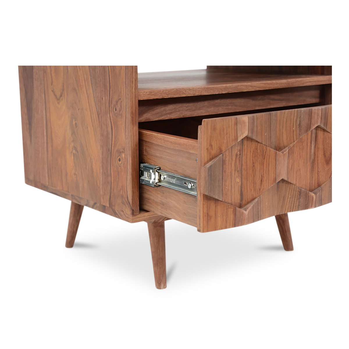 O2 Nightstand Natural, by Moe's Home, 22" width x 22" height x 16" depth View 5