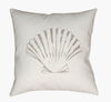 Shells II Accent Pillow, Decorative Pillow by Surya, 18" length x 18" width thumbnail
