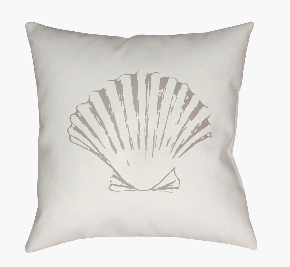 Shells II Accent Pillow, Decorative Pillow by Surya, 20" length x 20" width