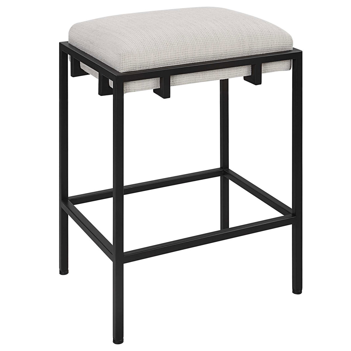 Paradox Counter Stool, Counter & Bar Stool by Uttermost, 18" width x 26.5" height x 14.12" depth View 4