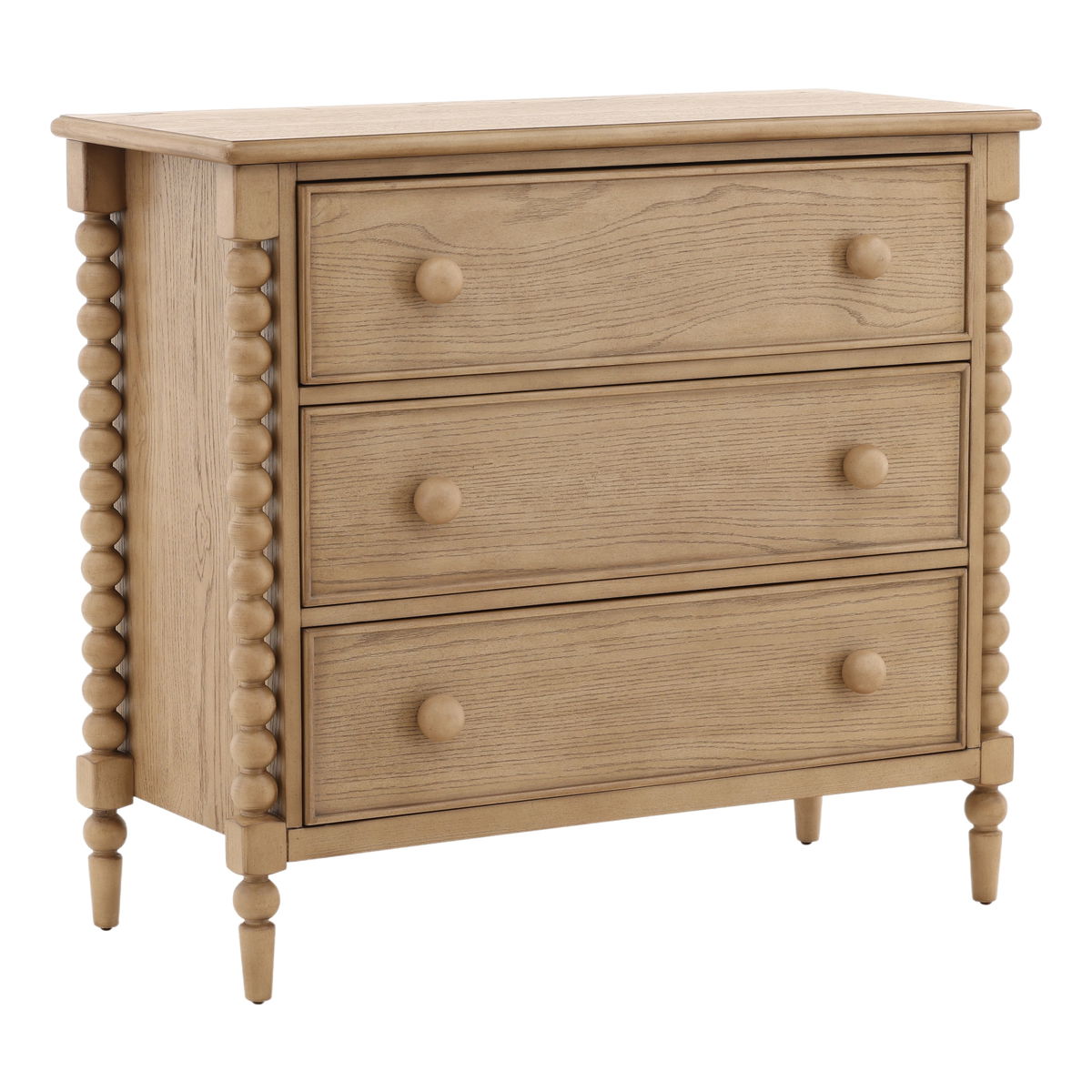 Marcellina Dresser Natural, by Dovetail, 40" width x 36" height x 17.75" depth View 1
