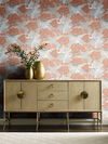 Sprig & Heron Orange Wallpaper thumbnail 2