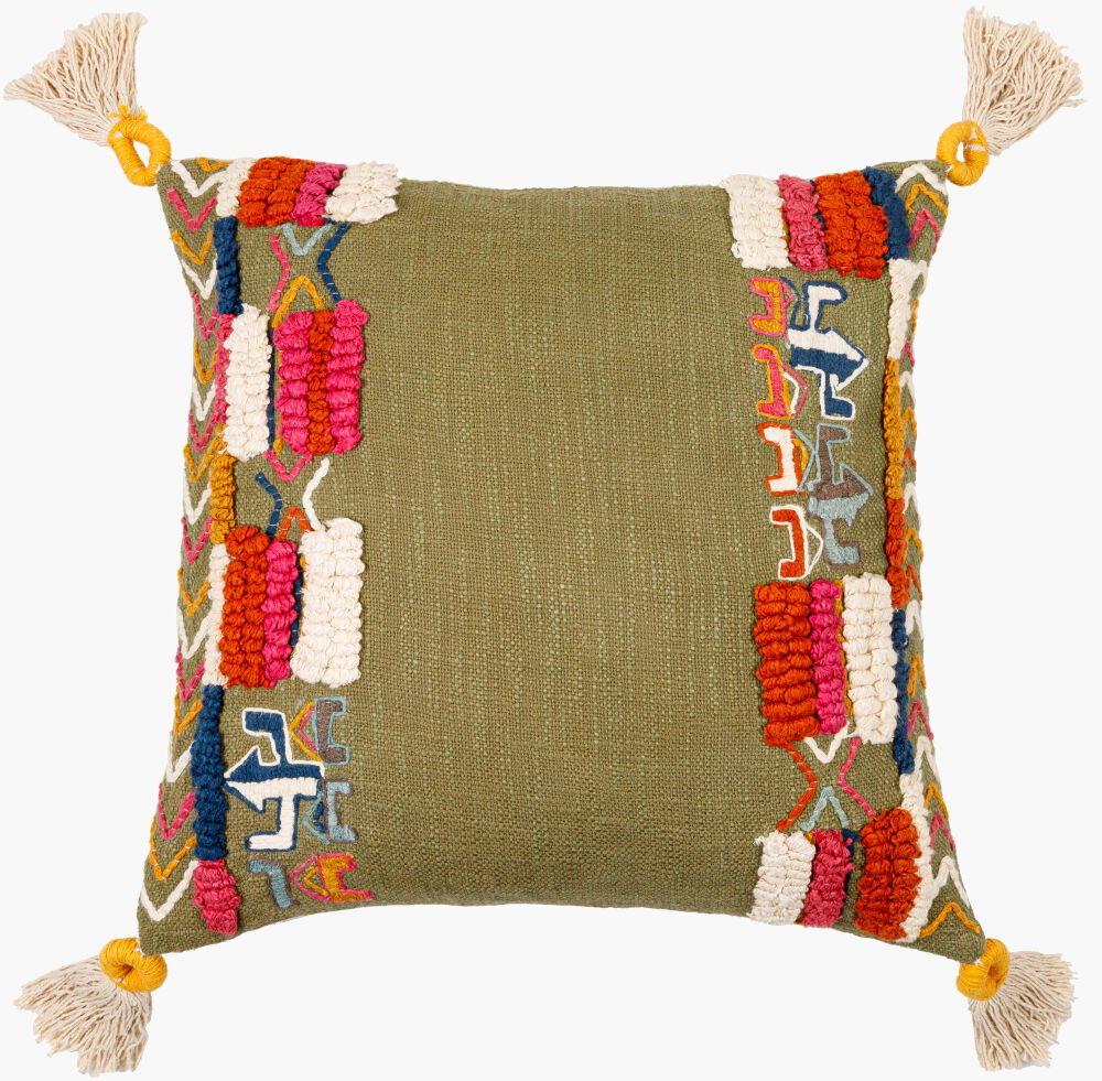 Mystic Accent Pillow, Decorative Pillow by Surya, 18" length x 18" width