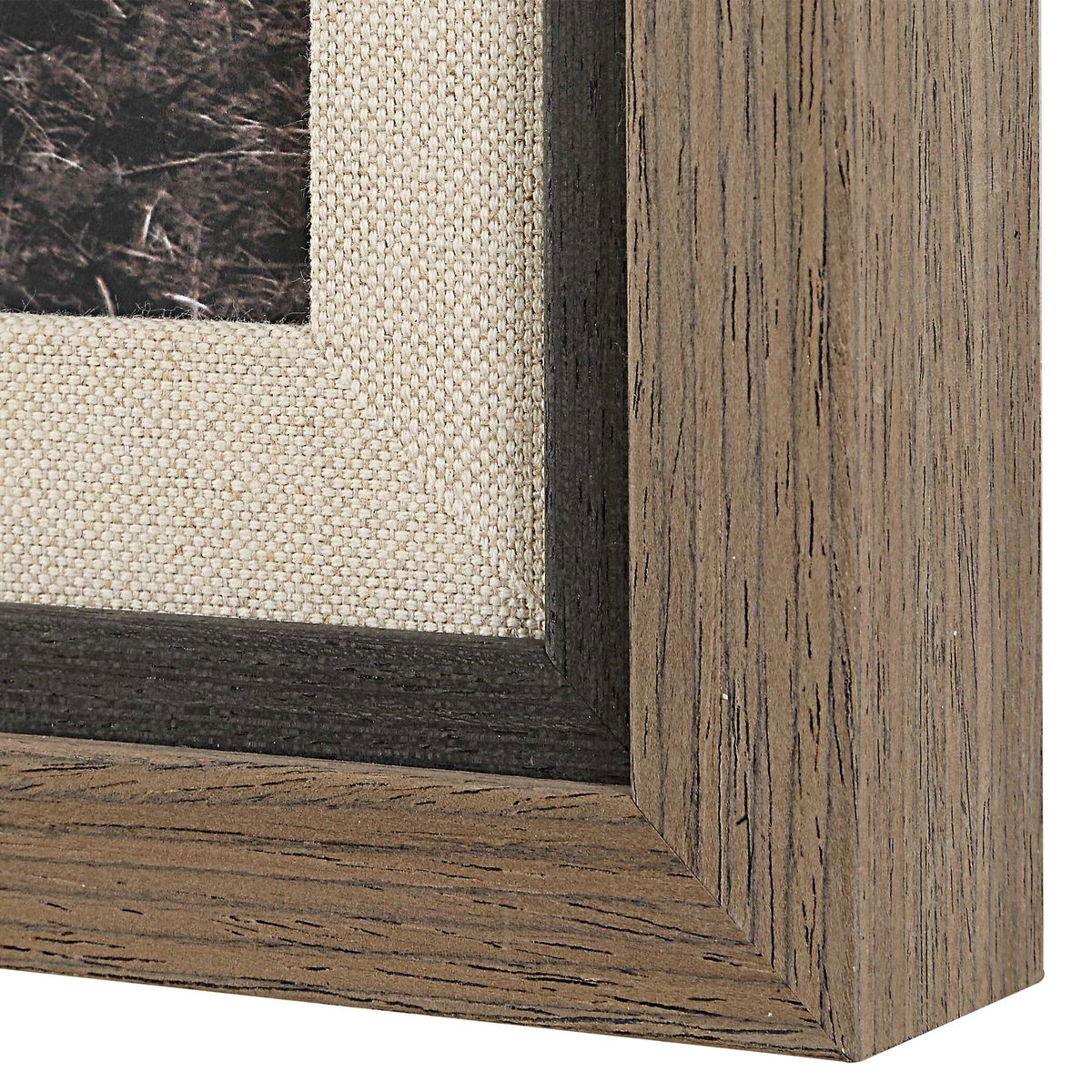 King Of The Hill Framed Bovine Print, Art by Uttermost, 39.62" width x 27.62" height x 1.75" depth View 7