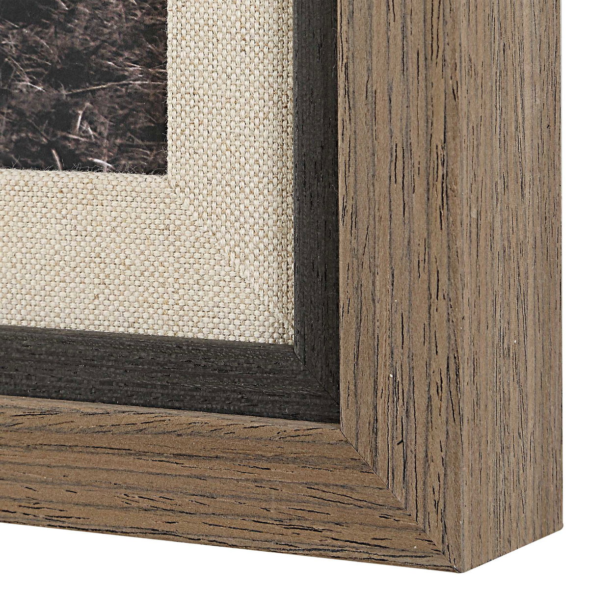 King Of The Hill Framed Bovine Print, by Uttermost, 3'3.62" width x 2'3.62" height x 1.75" depth View 7
