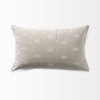 Lacey 13x21 Beige/White Decorative Pillow Cover, by Mercana, 13" length x 21" width x 0.2" height thumbnail 8