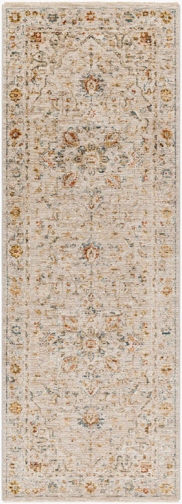 Reina Machine Woven Rug, by Surya, 7'2.61" length x 2'7.5" width