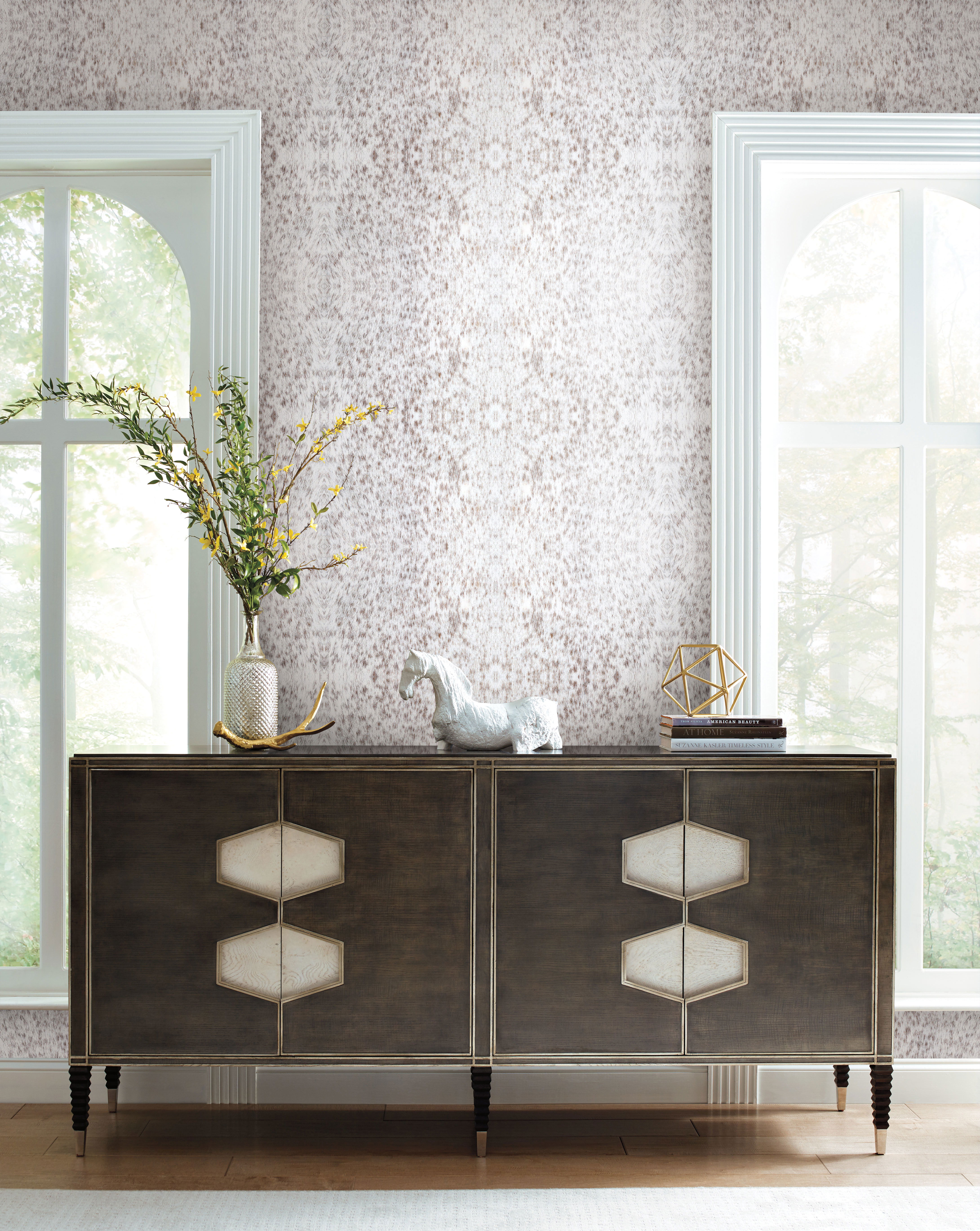 Fleabitten Tan Peel & Stick Wallpaper large image 