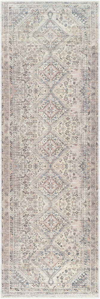 Amelie Machine Woven Rug, by Surya, 7'10.49" length x 2'7.5" width