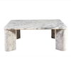 Segment Coffee Table Ashen Grey, by Moe's Home, 35.5" width x 13" height x 35.5" depth thumbnail 1