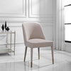 Brie Armless Chair Champagne Set Of 2, Accent Chair by Uttermost, 21" width x 36.5" height x 27" depth thumbnail 3