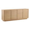 Zay Sideboard Light Natural, Sideboards & Buffet by Dovetail, 84" width x 32" height x 18" depth thumbnail 1