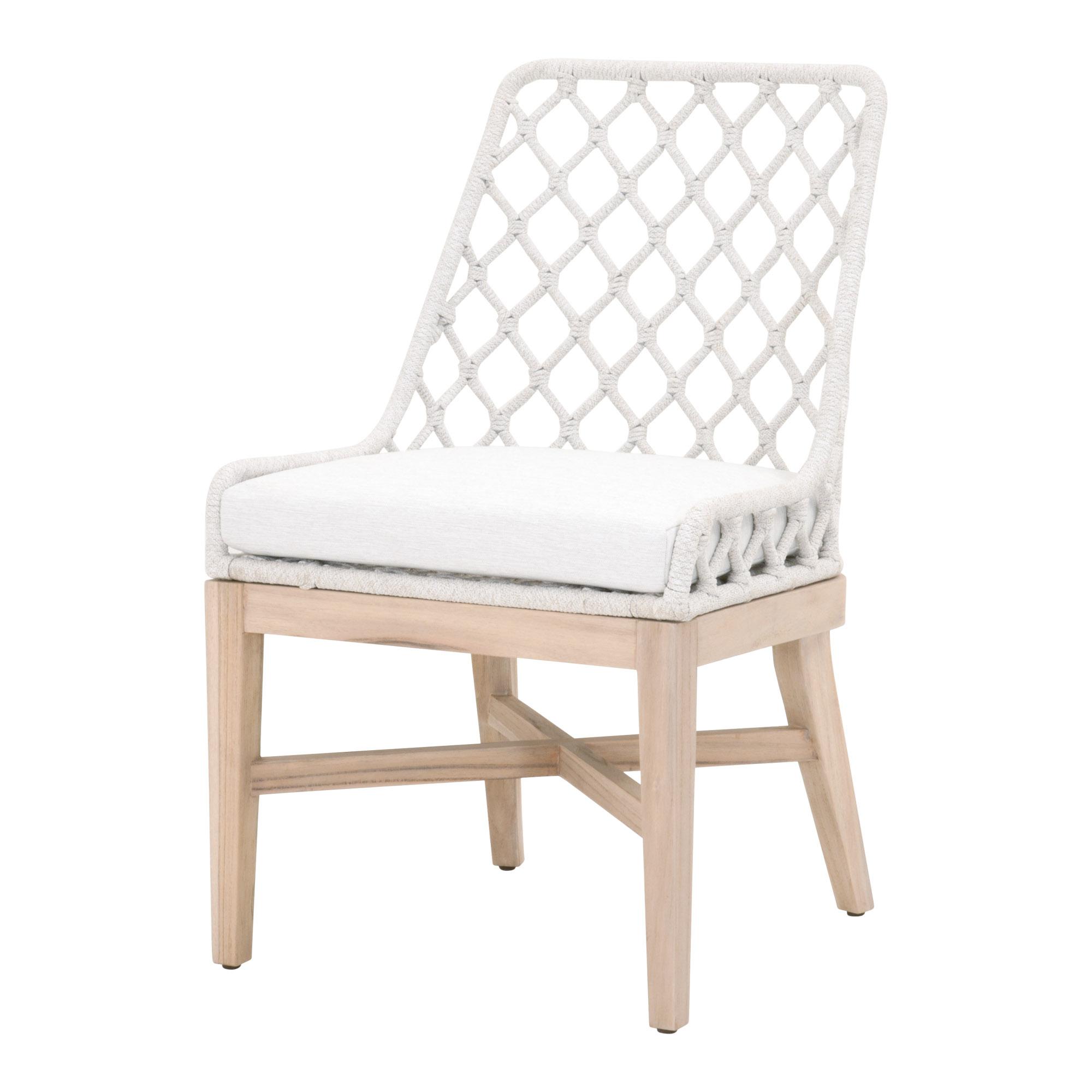 Lattis Outdoor Dining Chair, by Essentials for Living, 22" width x 35.75" height x 23.5" depth View 2