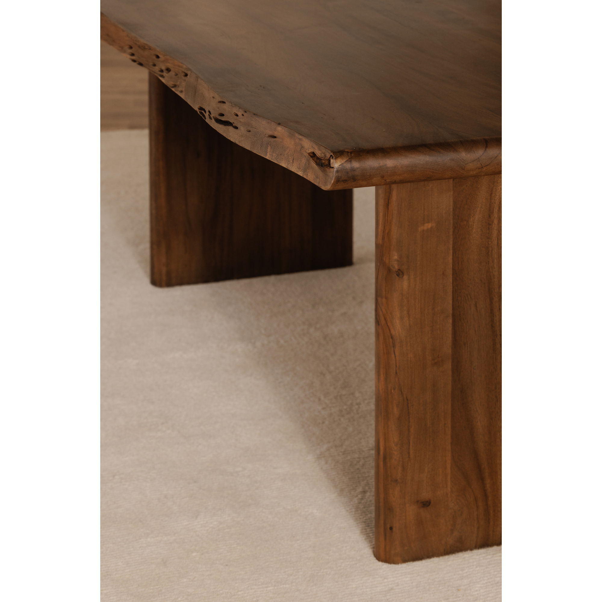 Lila Large Dining Table Brown large image 