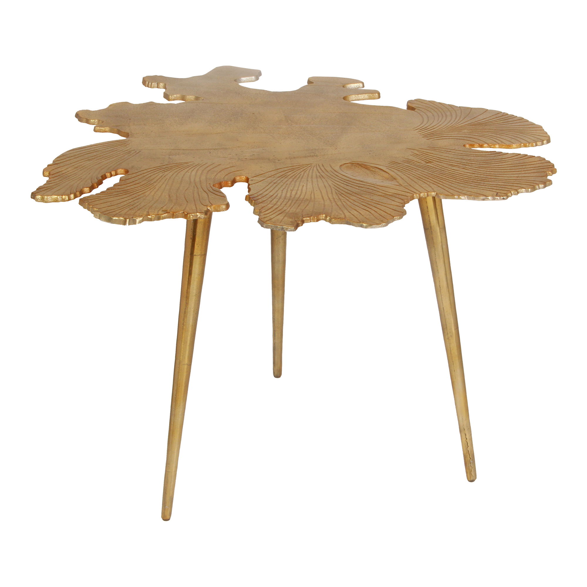 Amoeba Side Table Gold large image 