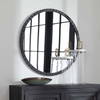 Dandridge Round Industrial Mirror, by Uttermost, 34" width x 34" height x 1" depth thumbnail 4
