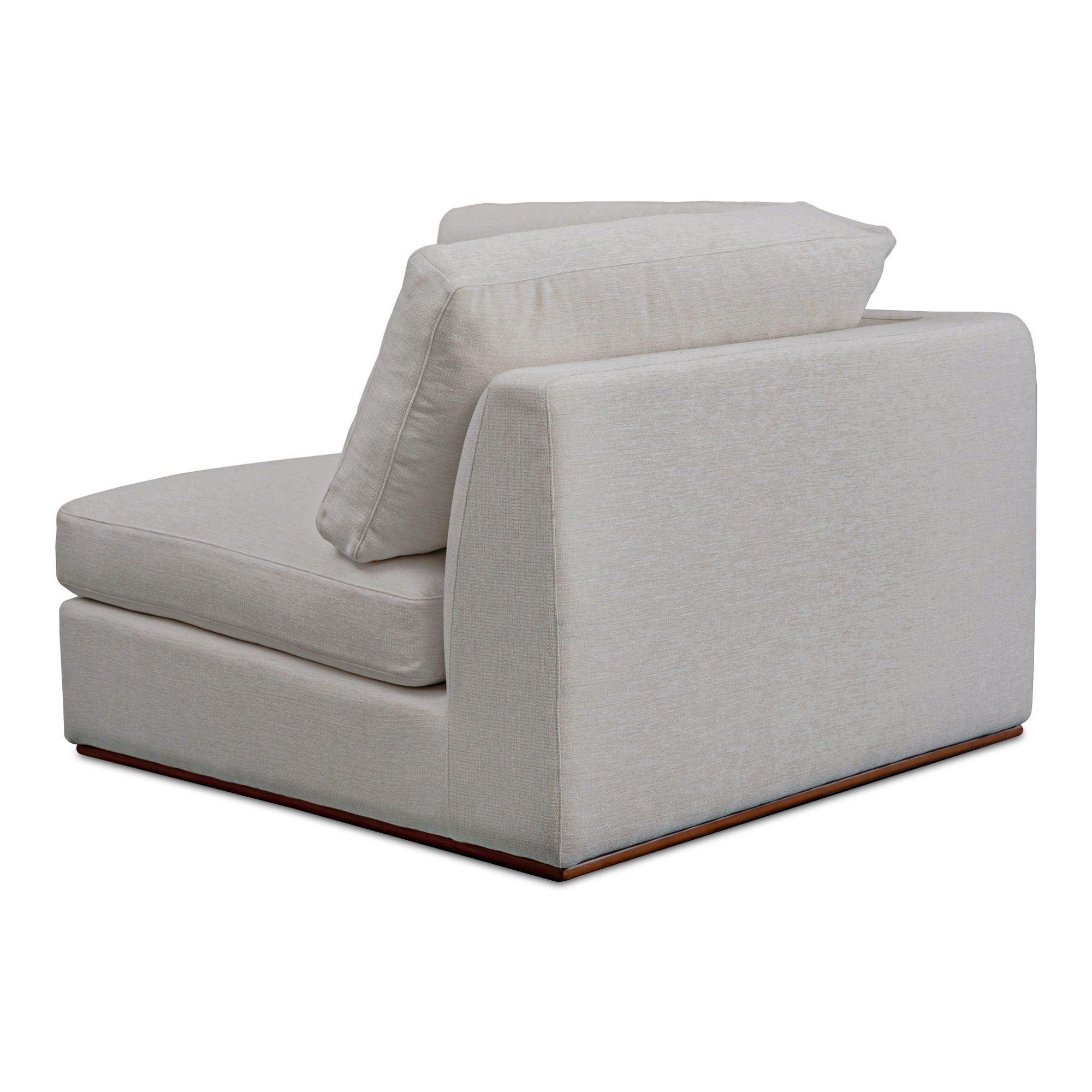 Rue Corner Chair Flecked Grey large image 