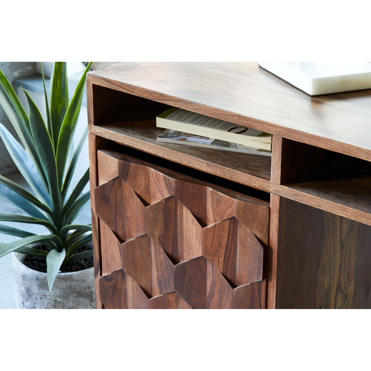 O2 Desk Natural, by Moe's Home, 53.5" width x 30" height x 21.5" depth View 9