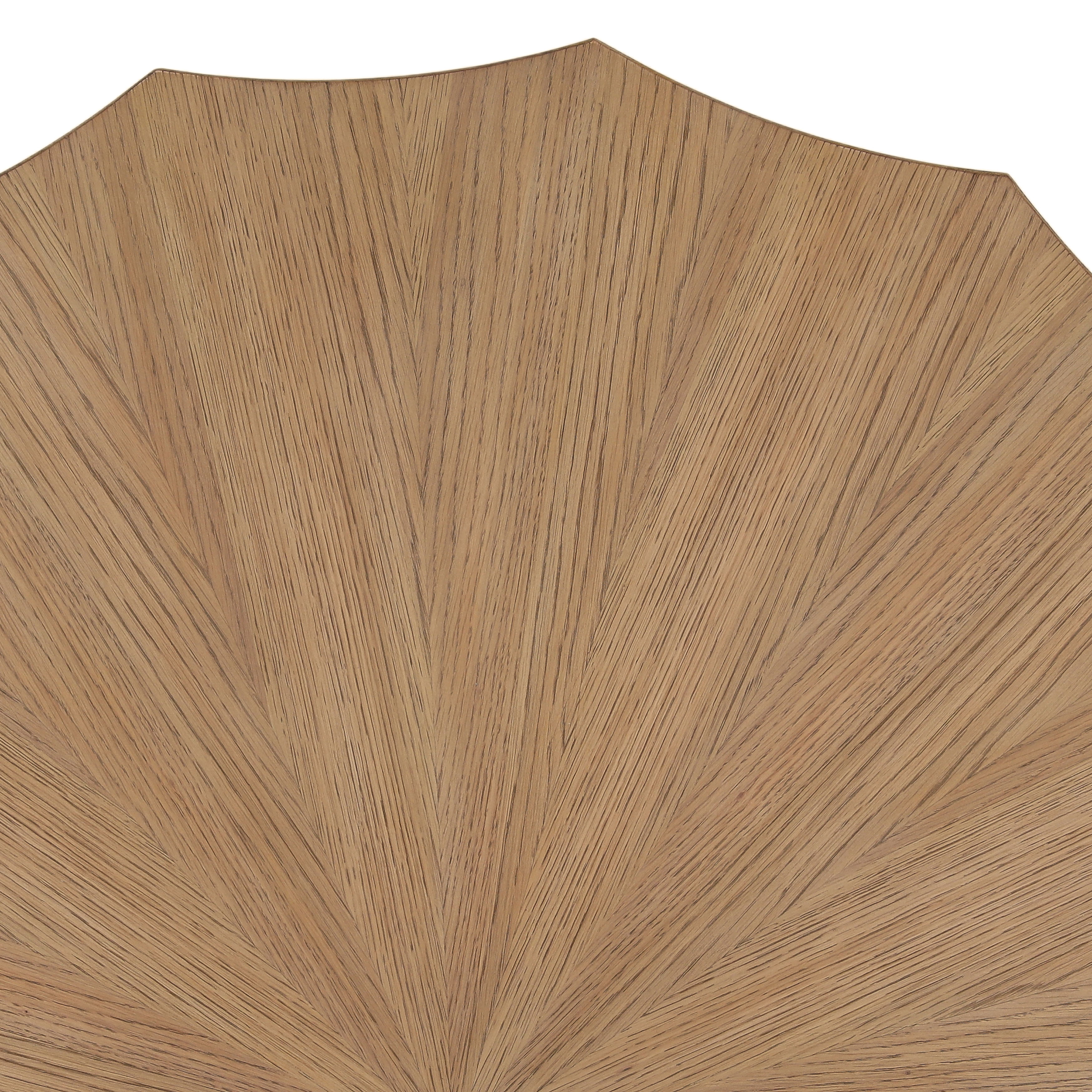 Tamsin Coffee Table Natural, by Dovetail, 42.5" width x 17.75" height x 42.5" diameter x 42.5" depth View 3