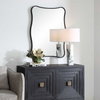 Pavia Black Vanity Mirror, by Uttermost, 2'3.5" width x 3'0.25" height x 1.5" depth thumbnail 4