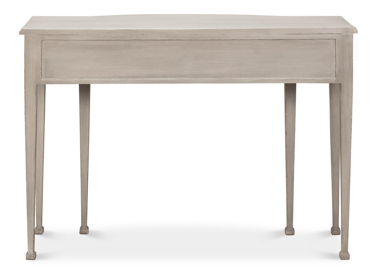 Madora Bungalow Console Table  Grey, by Sarreid, 1'3" length x 4' width x 2'9" height View 3