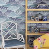 Shangri-La Navy Blue Peel & Stick Wallpaper thumbnail 1