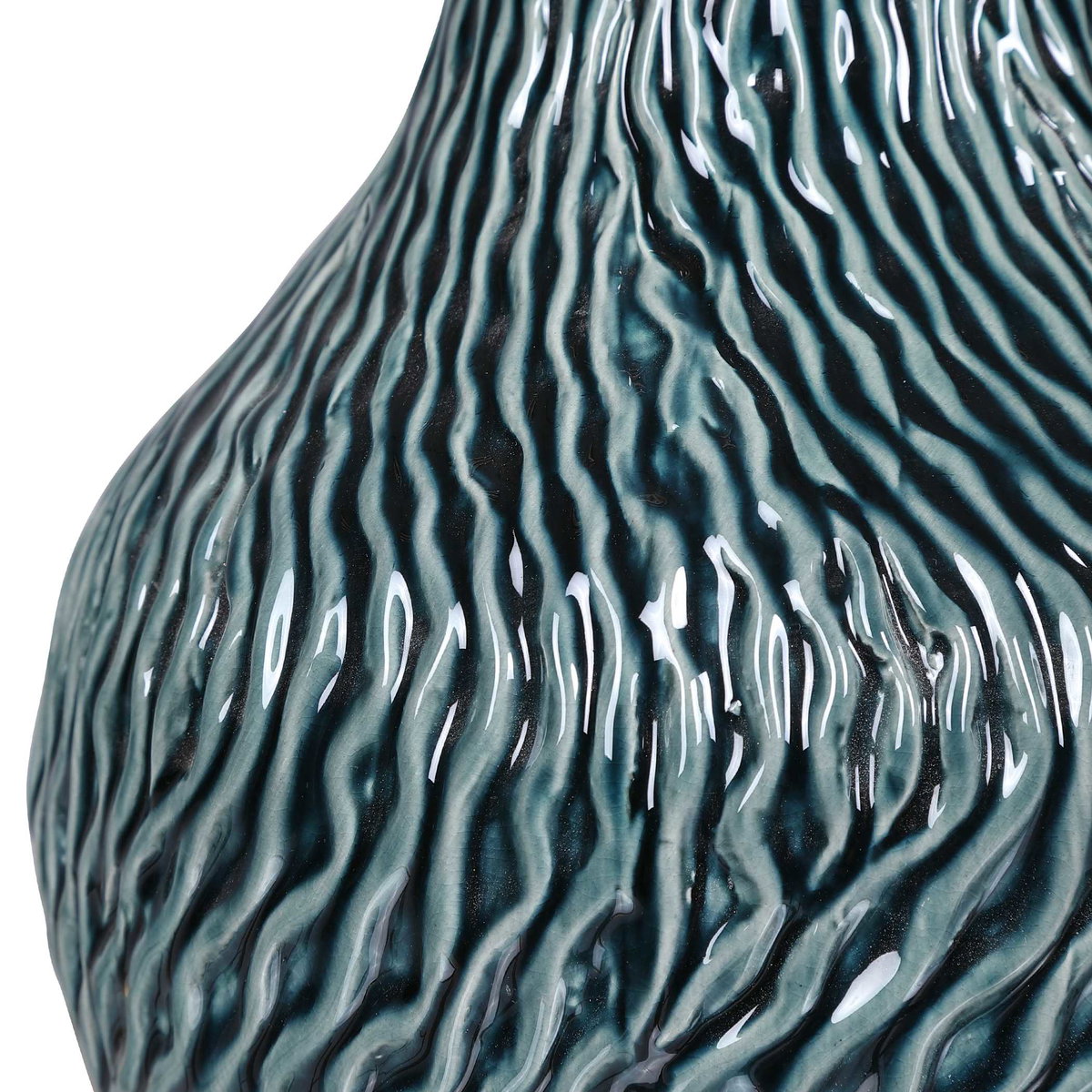 Almera Dark Teal Bottles Set/2, by Uttermost, 7.5" width x 1'3.5" height x 7.5" depth View 4