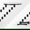 Tanner Marble & Matte Black Bistro Table thumbnail 2