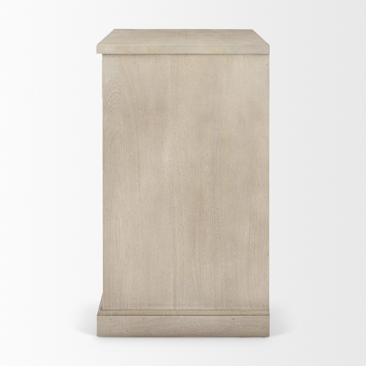 Braxton   Beige Wood with Black Accents 2 Door Accent Cabinet, Cabinets & Chest by Mercana, 33.5" length x 18.5" width x 31.5" height View 6