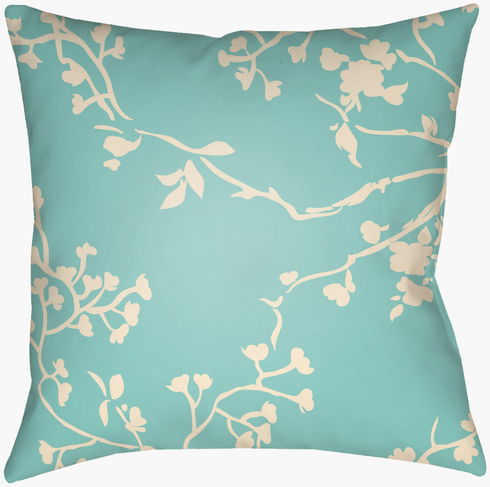 Chinoiserie Floral Accent Pillow