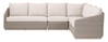 Caspian Outdoor Modular Right Facing 1-Arm Sofa, Seating by Essentials for Living, 58" width x 36" height x 36" depth thumbnail 3