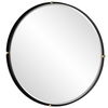 Bonded Round Black Mirror thumbnail 4