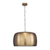 Lemont Hammered Brass 1 Light Pendant, Mini Light Pendant by Uttermost, 24" width x 15.5" height x 24" diameter x 24" depth thumbnail 4