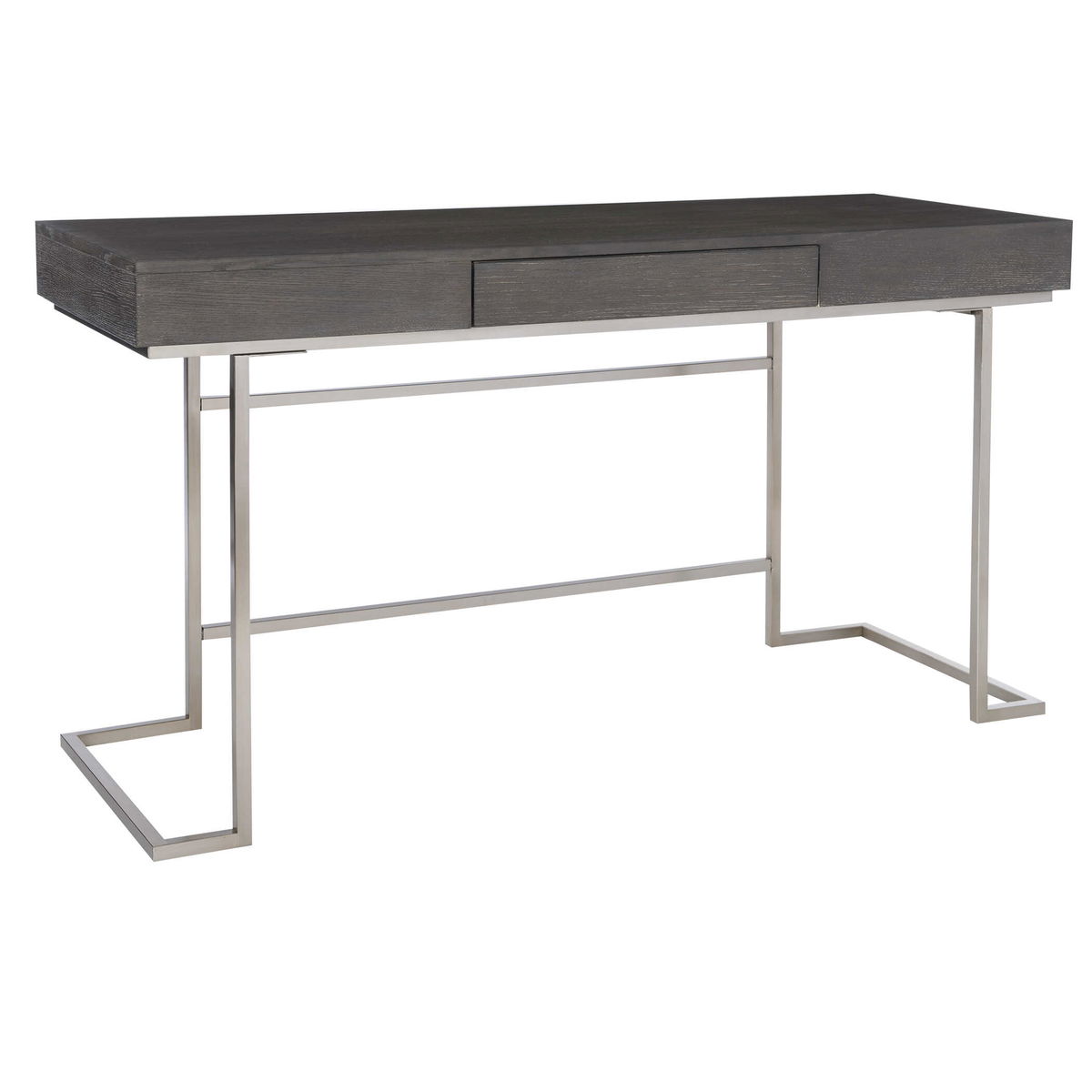 Claude Modern Oak Desk, by Uttermost, 56" width x 30" height x 20" depth View 5