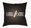 Feather Accent Pillow, Decorative Pillow by Surya, 18" length x 18" width thumbnail