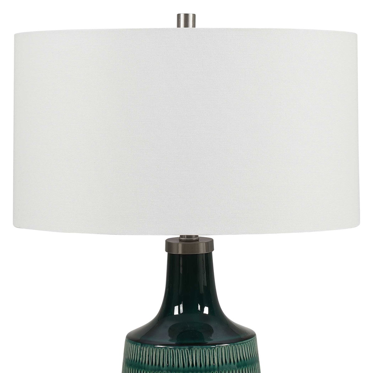 Scouts Deep Green Table Lamp, by Uttermost, 18" width x 30.5" height x 18" depth View 7
