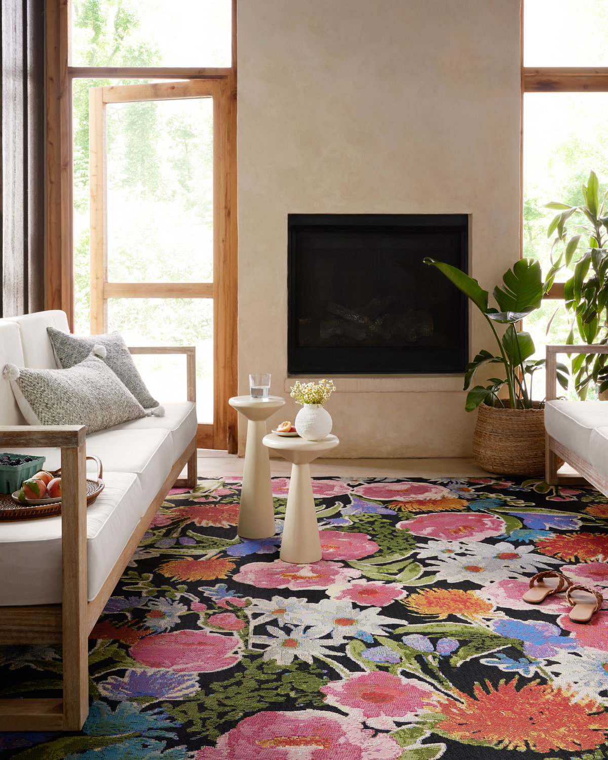 Loloi II Botanical Rug, 5'3" length x 7'8" width View 2