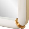 Cyprus White Dressing Mirror, Floor Mirror by Uttermost, 30.5" width x 72" height x 2.87" depth thumbnail 6